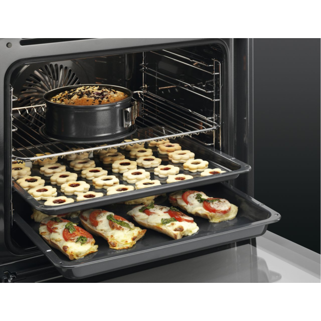 AEG 6000 SurroundCook BCX33501KM Built In Electric Single Oven - Stainless Steel 