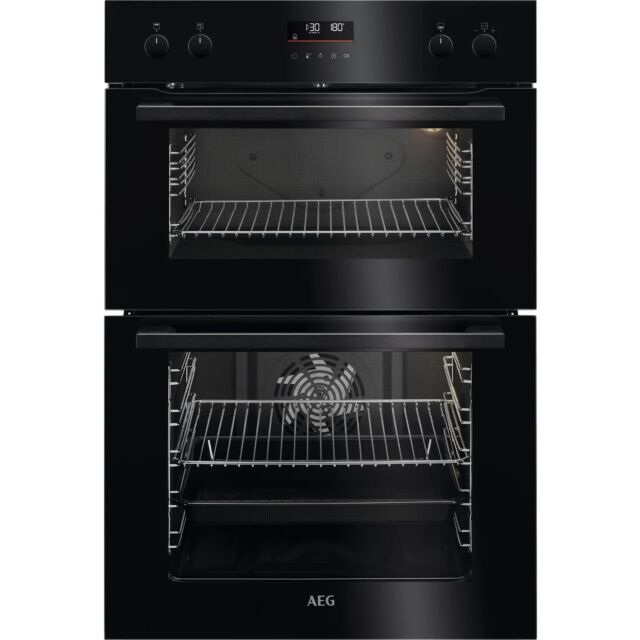 Aeg DCE531160B Built In Electric Double Oven - Black