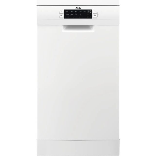 Aeg FFB62417ZW Slimline Dishwasher - White