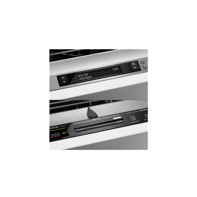 Aeg FSB73427Z Aeg Glasscare Fsb73427z Integrated Full Size Dishwasher - Black Control Panel With Sli