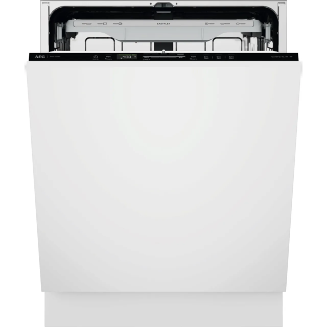 AEG 8000 Series GI8200X5TN Fully Integrated Full Size Dishwasher - White Control Panel