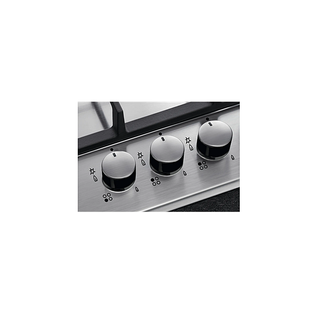 Aeg HGE64200SM Aeg Hge64200sm 59Cm Gas Hob - Stainless Steel