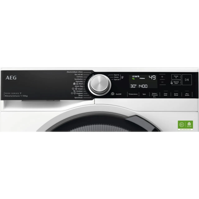 AEG 9000 Series LFSR95146WS 10kg Washing Machine with 1400 rpm - White