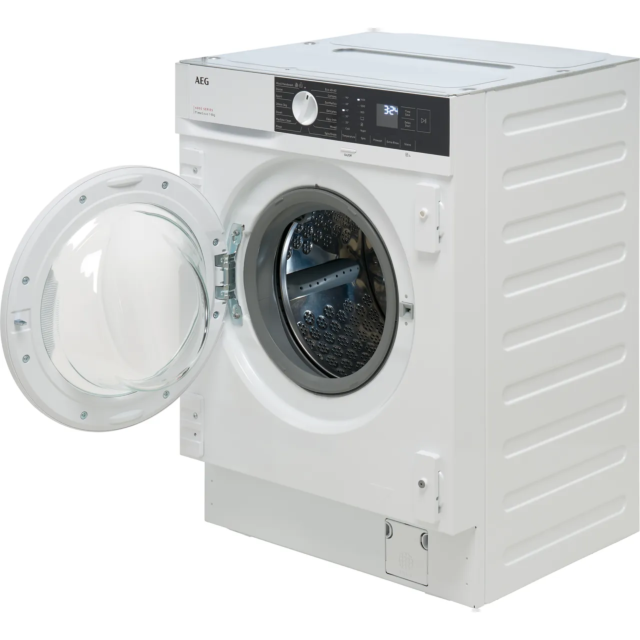 Aeg LFX6G8434BI Aeg 6000 Autosense Lfx6g8434bi Integrated 8Kg Washing Machine With 1400 Rpm - White