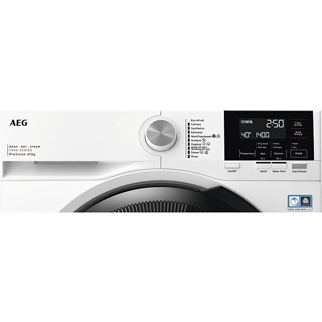 Aeg LWR7185M4B Prosteam® Technology 8Kg / 5Kg Washer Dryer With 1400 Rpm - White
