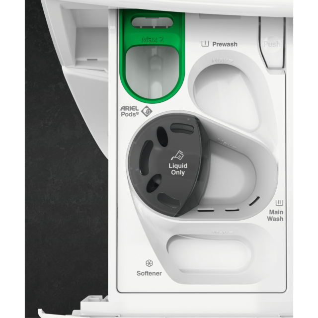 AEG ProSteam® Technology LWR7416U6UD Wifi Connected 10Kg / 6Kg Washer Dryer with 1551 rpm - Black 