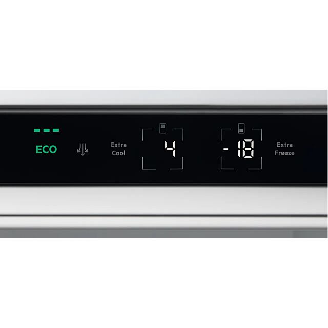 Aeg NSC8M191DS Integrated 70/30 Frost Free Fridge Freezer With Sliding Door Fixing Kit - White