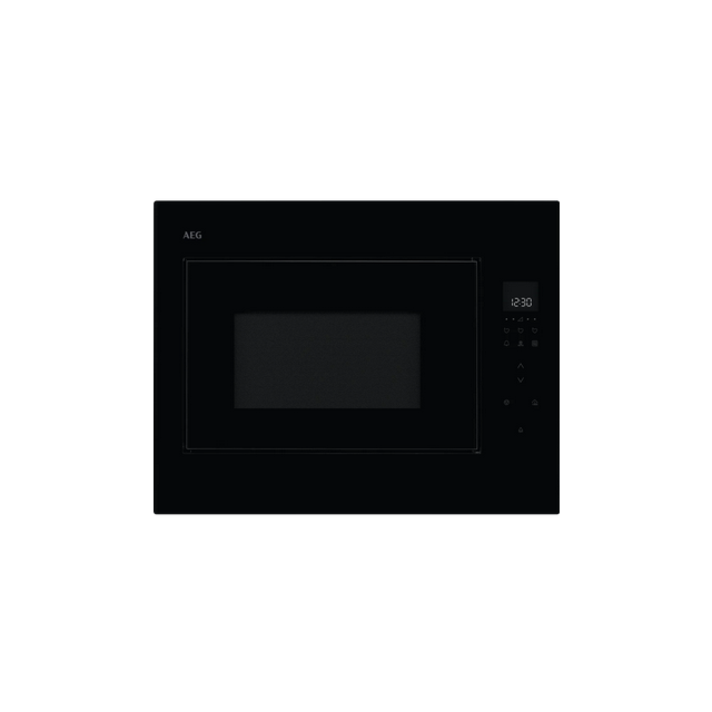 Aeg OB6GM261UB Aeg 6000 Series Ob6gm261ub 26 Litre 46Cm High, Built In Microwave With Grill - Black