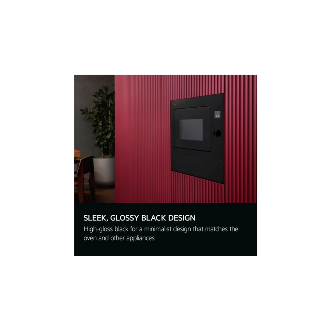 Aeg OB6SM171DB Aeg Ob6sm171db 17 Litre 37Cm High, Built In Small Combination Microwave Oven - Black