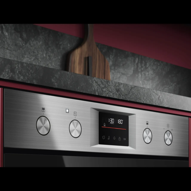 AEG 6000 Series OU5CU40M Built In Electric Double Oven - Stainless Steel