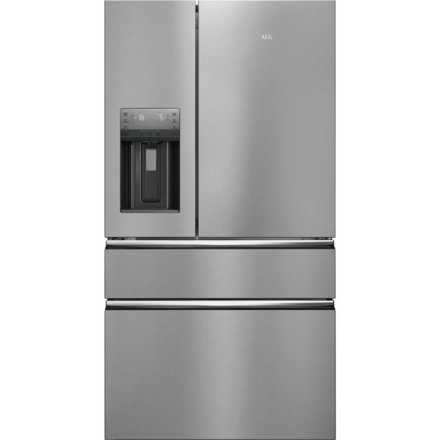 AEG RMB954E9VX Wifi Connected American Fridge Freezer - Stainless Steel 