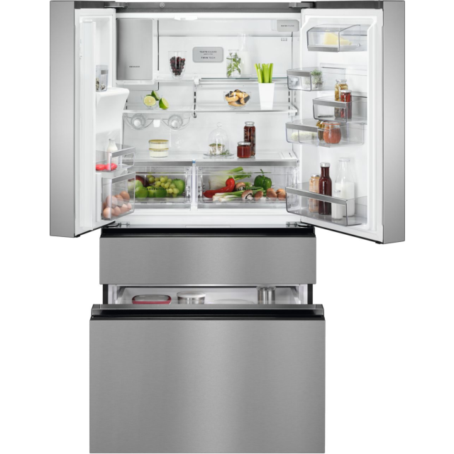 AEG RMB954E9VX Wifi Connected American Fridge Freezer - Stainless Steel 