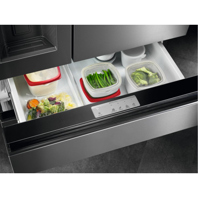 AEG RMB954E9VX Wifi Connected American Fridge Freezer - Stainless Steel 