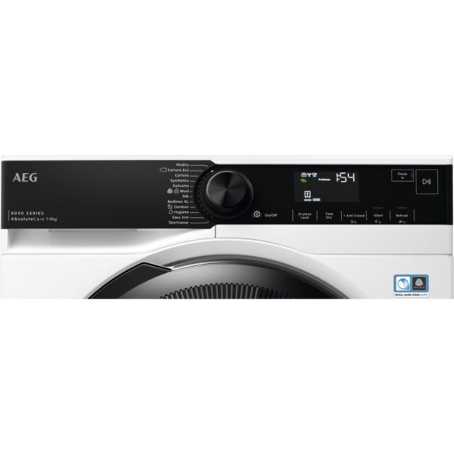 Aeg TR849P4B Heat Pump Tumble Dryer - White