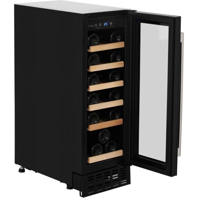 Amica AWC300BL Wine Cooler - Black