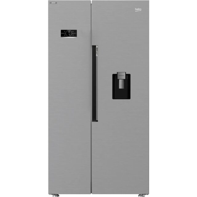 Beko ASD2442VPS Harvestfresh™ Non-Plumbed Frost Free American Fridge Freezer - Stainless Steel Effec