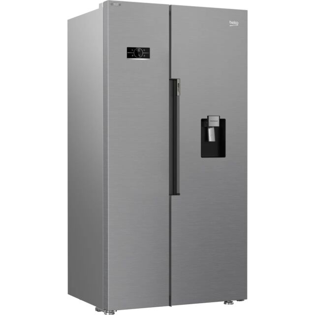 Beko ASD2442VPS Harvestfresh™ Non-Plumbed Frost Free American Fridge Freezer - Stainless Steel Effec