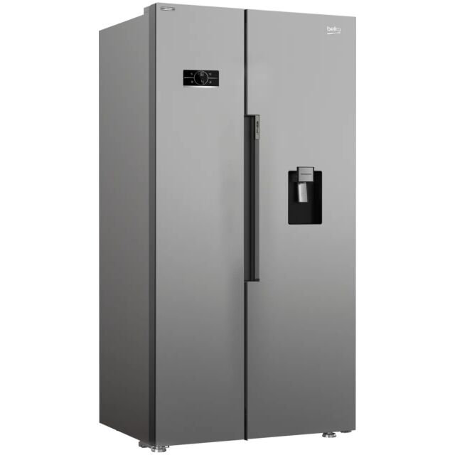 Beko ASD2542VX Harvestfresh™ Non-Plumbed Frost Free American Fridge Freezer - Stainless Steel