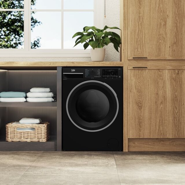 Beko B3D58545UB Beko B3d58545ub 8Kg / 5Kg Washer Dryer With 1400 Rpm - Black - D Rated (Wash+Dry), A