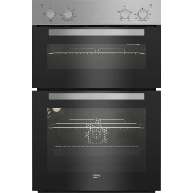 Beko BBXDF21000S Recyclednet® Built In Electric Double Oven - Stainless Steel