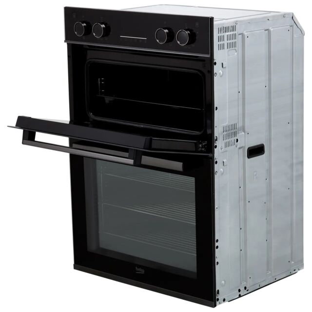 Beko BBXDF29300Z Recyclednet® Built In Electric Double Oven - Dark Steel