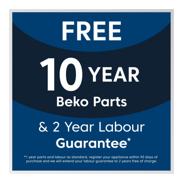 Beko BCSM450 178cm High 50/50 Integrated Fridge Freezer with Sliding Door Fixing Kit - White 