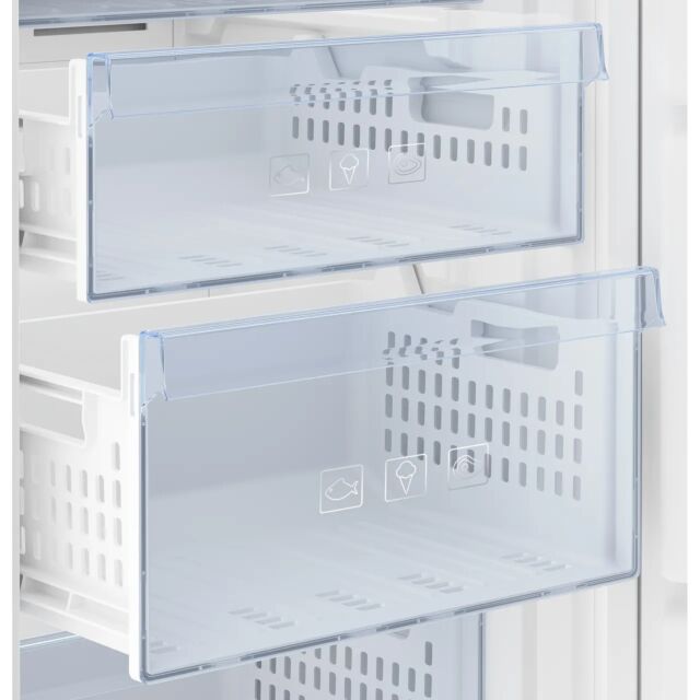 Beko BFFD4577 Integrated Frost Free Upright Freezer With Sliding Door Fixing Kit