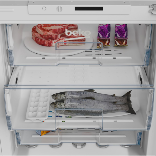 Beko BSF4682 Integrated Under Counter Freezer with Fixed Door Fixing Kit
