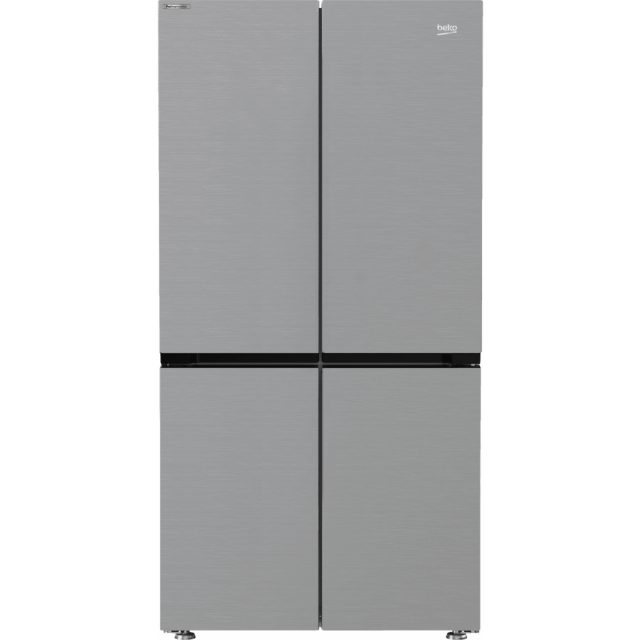 Beko GN446224VPS Frost Free American Fridge Freezer - Stainless Steel Effect 