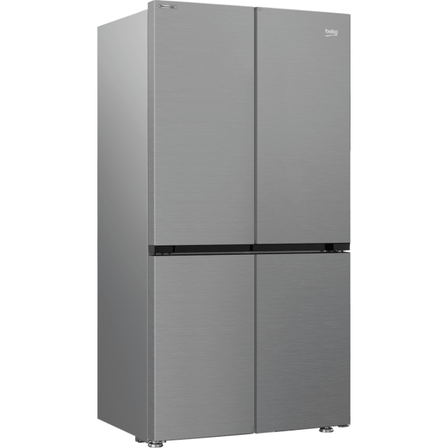 Beko GN446224VPS Frost Free American Fridge Freezer - Stainless Steel Effect 
