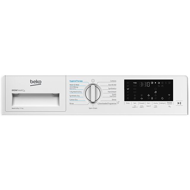 Beko WDIK754411 Integrated Washer Dryer 7Kg/5Kg 1400 Rpm Wifi Connected - A Rated
