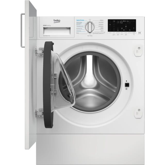 Beko WDIK954451F Recycledtub® Wifi Connected Integrated 9Kg / 5Kg Washer Dryer With 1400 Rpm - White