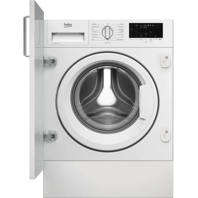 Beko WTIK72121 Beko Wtik72121 Integrated 7Kg Washing Machine With 1200 Rpm - White - A Rated