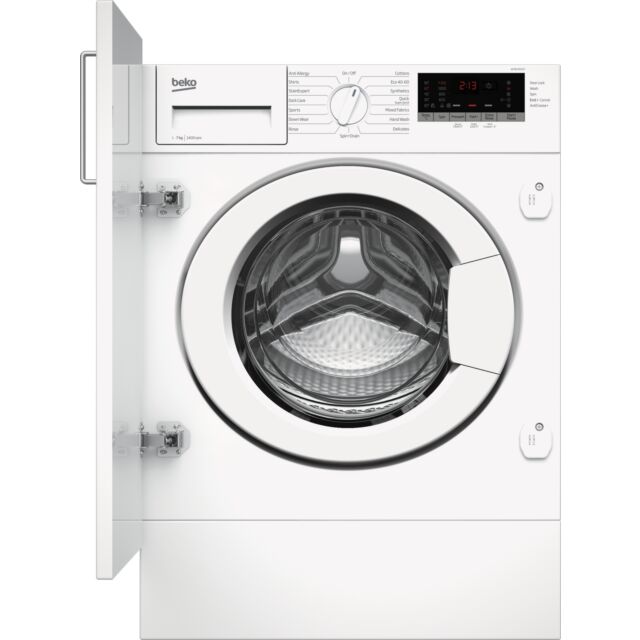 Beko WTIK74122 Beko Wtik74122 Integrated 7Kg Wifi Connected Washing Machine With 1400 Rpm - White -