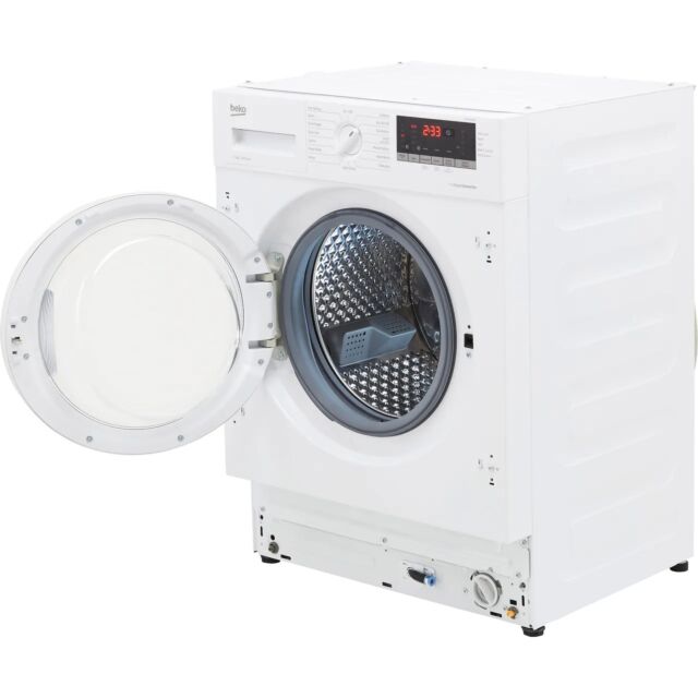 Beko WTIK76151F Recycledtub™ Integrated 7Kg Washing Machine With 1600 Rpm - White