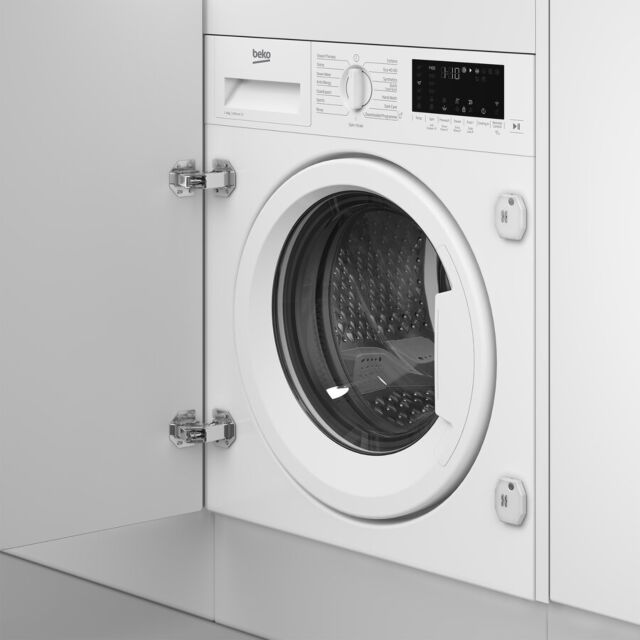 Beko WTIK84122 Beko Bpro 500 Wtik84122 Integrated 8Kg Wifi Connected Washing Machine With 1400 Rpm -