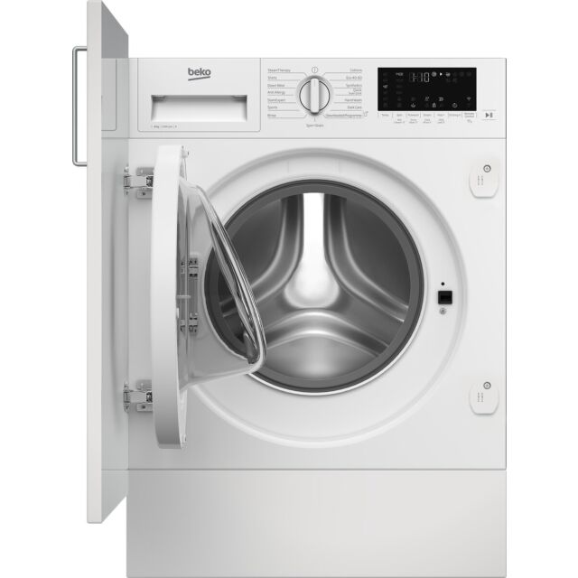 Beko WTIK84122 Beko Bpro 500 Wtik84122 Integrated 8Kg Wifi Connected Washing Machine With 1400 Rpm -