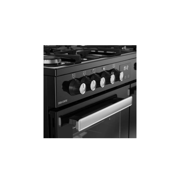 Belling 444411793 COOKCENTRE 90DF BLK 444411793 Belling Cookcentre 90Df 90Cm Dual Fuel Range Cooker 