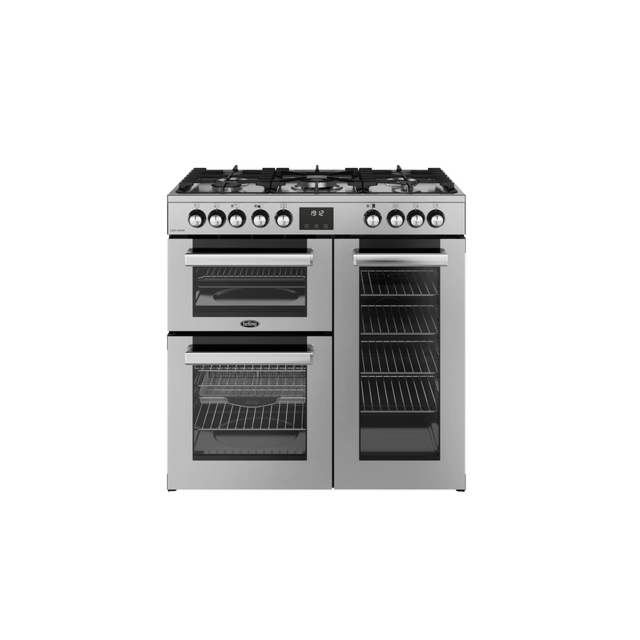 Belling 444411794 COOKCENTRE 90DF STA 444411794 Belling Cookcentre 90Df 90Cm Dual Fuel Range Cooker 