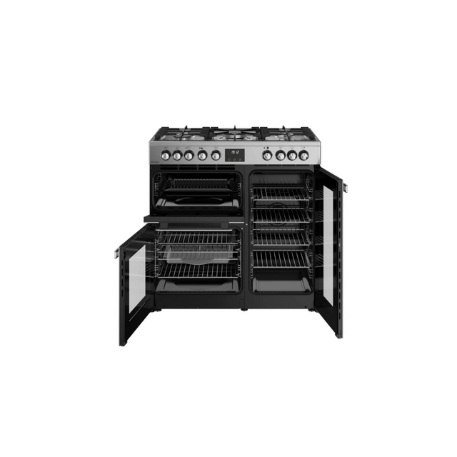 Belling 444411794 COOKCENTRE 90DF STA 444411794 Belling Cookcentre 90Df 90Cm Dual Fuel Range Cooker 