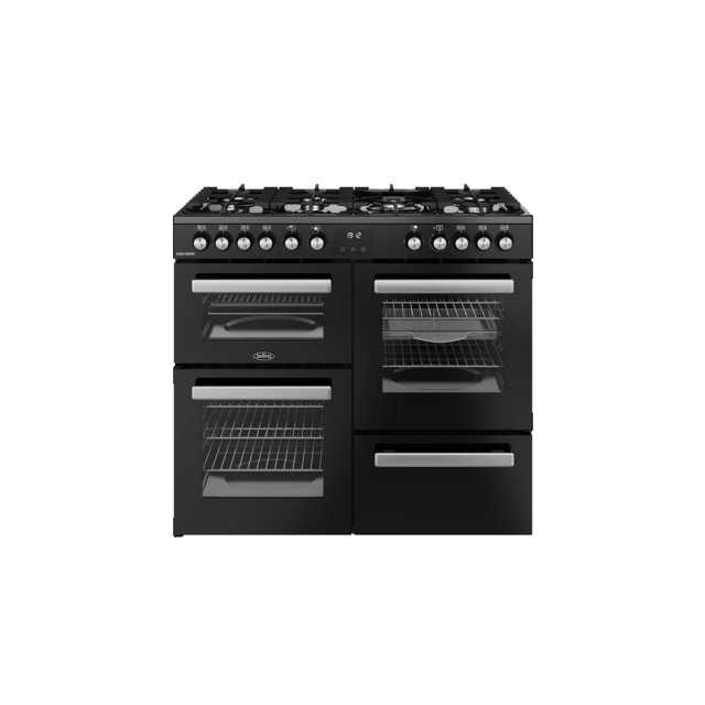 Belling 444411799 COOKCENTRE 100DF BLK 444411799 Belling Cookcentre 100Df 100Cm Dual Fuel Range Cook