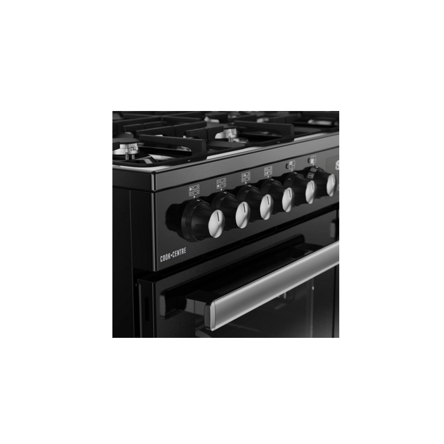 Belling 444411799 COOKCENTRE 100DF BLK 444411799 Belling Cookcentre 100Df 100Cm Dual Fuel Range Cook
