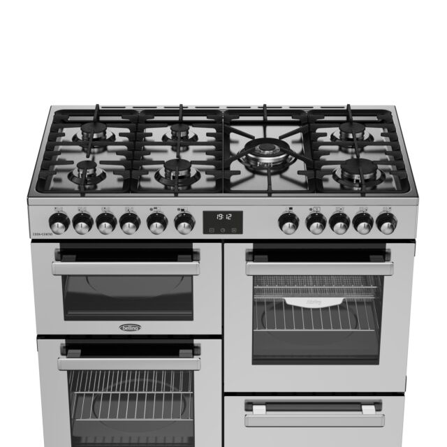 Belling 444411800 COOKCENTRE 100DF STA Cookcentre 100Cm Dual Fuel Stainless Steel