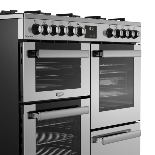 Belling 444411800 COOKCENTRE 100DF STA Cookcentre 100Cm Dual Fuel Stainless Steel