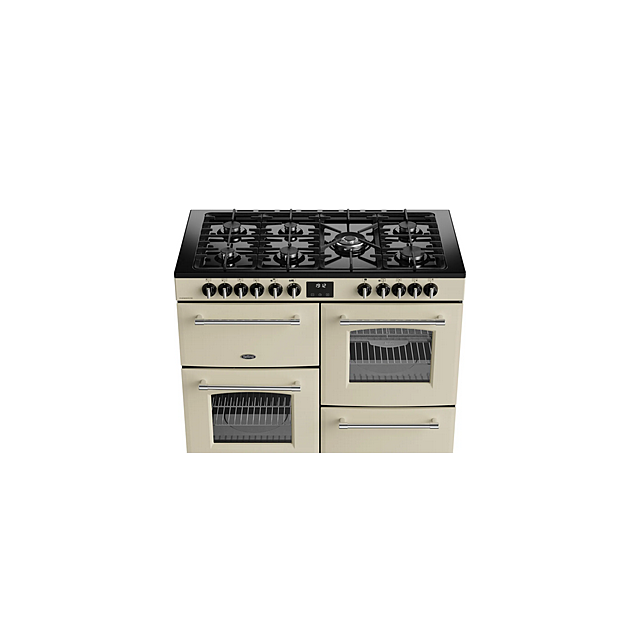 Belling 444411839 FARMHOUSE 110DF CRM 444411839 Farmhouse 110Df 110Cm Dual Fuel Range Cooker - Cream