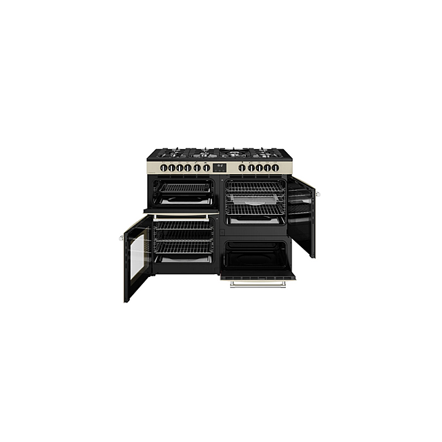 Belling 444411839 FARMHOUSE 110DF CRM 444411839 Farmhouse 110Df 110Cm Dual Fuel Range Cooker - Cream