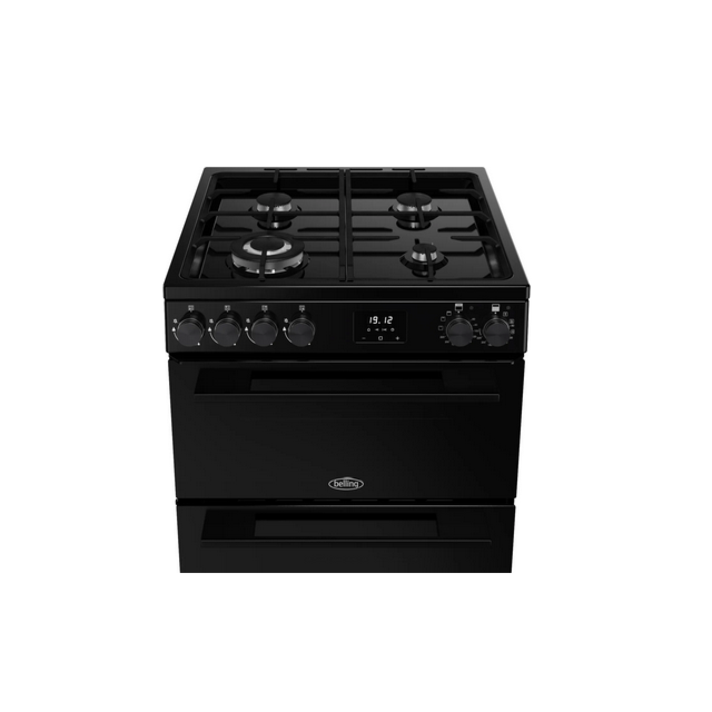 Belling 444412047 FSA VISION 60DF BLK 60Cm Dual Fuel Double Oven In Black