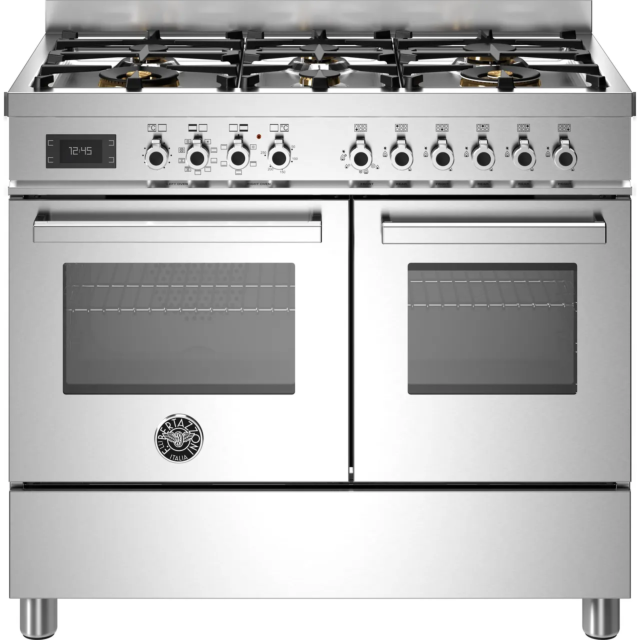 Bertazzoni PRO106L2EXT Professional Series PRO106L2EXT 100cm wide Dual Fuel Range Cooker with Gas Ho