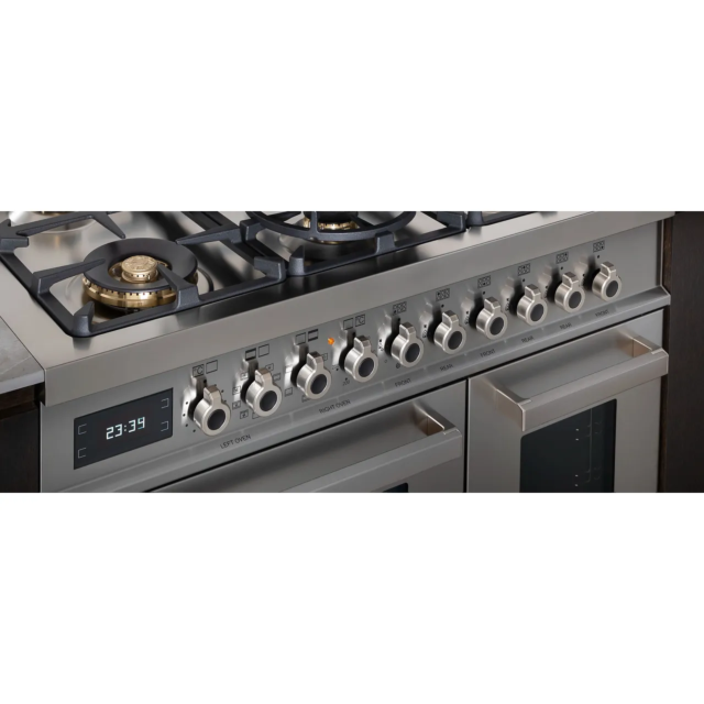 Bertazzoni PRO106L2EXT Professional Series PRO106L2EXT 100cm wide Dual Fuel Range Cooker with Gas Ho