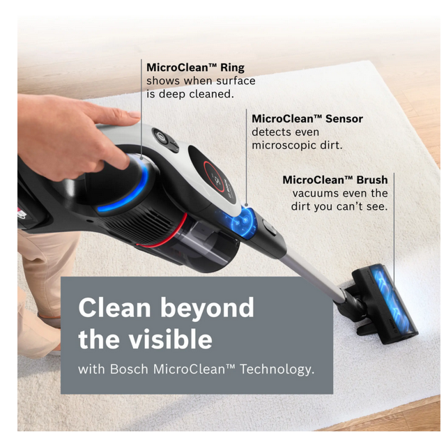 Bosch BBS931WGB Cordless Vacuum Cleaner Unlimited 9 